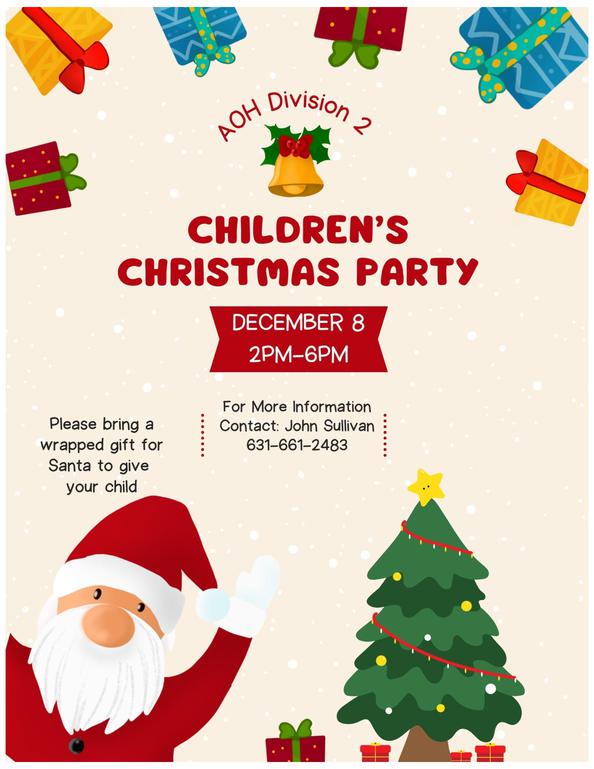 Childrens Christmas Party 12/8