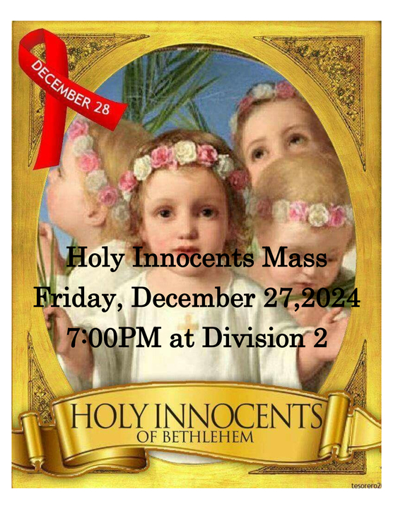 Holy Innocents Mass 12/27