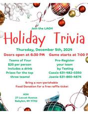 Holiday Trivia 12/5